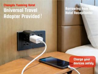 Chengdu Yueming Hotel,2-min walk to metro, International Traveler Friendly,Free self-service laundry, Free self-service coffee, Free Chengdu snacks, Free Chinese tea,Free travel consulting service - 6
