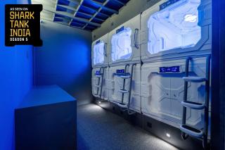 NapTapGo - Japanese Premium POD Hotel - Walk to Noida Electronic City Metro! Wifi, Lounge - 9