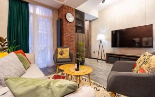 Industrial 1BR apt, central Vake, Mrgvali Baghi - 7