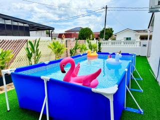 3minbeach town 16pax pool 4bedr CozyVacationhouse - 2