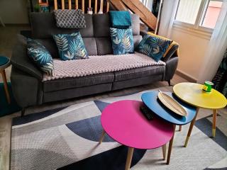 Près des Thermes de Bagnères de Bigorre, loft 3 étoiles, coloré et ensoleillé - 6