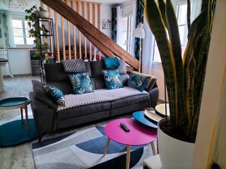 Près des Thermes de Bagnères de Bigorre, loft 3 étoiles, coloré et ensoleillé - 5