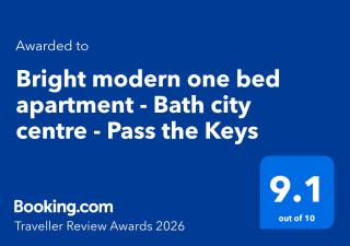 Bright modern one bed apartment - Bath city centre - Pass the Keys - 6