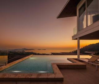 Azure Vista Haven 3br Seaview L-Shape pool Villa - 8