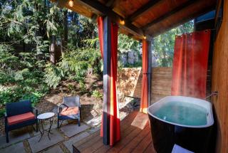 4 A-Frame Cabins - 2 Outdoor Private Soaking Tubs - 7