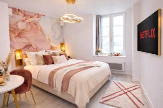 MRODBNB - Escapade Romantique - Appart Neuf- 25m Plage & Resto - Ciné - Popcorn - Ciel de Pluie XXL - 0