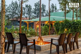 StayVista at The Boho Hideaway with Shared Pool, BBQ and Bonfire - 7
