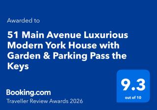51 Main Avenue Luxurious Modern York House with Garden & Parking Pass the Keys - 6