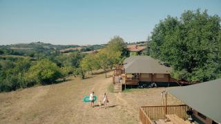Glamping lodge Lautrec, domaine familial avec piscine - 9