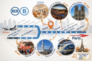 Premium Spa Suite Jacuzzi Hot Tub Massage Chair near Paris Eiffel Tower-Stade de France-CDG Airport - 8