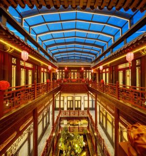 云中超然阁中式红木设计师四合院民宿 - 4