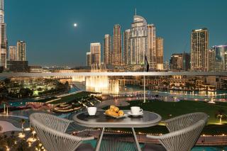 Panoramic Fountain Show and Burj Khalifa Views - 0