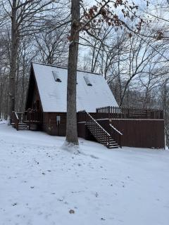 A-Frame Cabin #5 with Hot Tub on Patoka Lake in Southern Indiana - 7