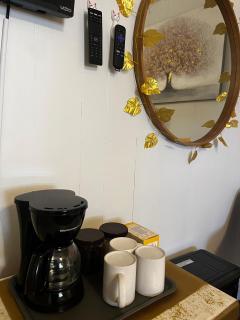 Boutique Elegant Gold Room Kitchenette With EV Charger - 6