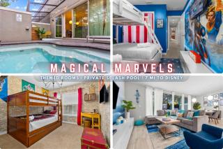 Family Escape w Splash Pool and Themed Kids Room - 0