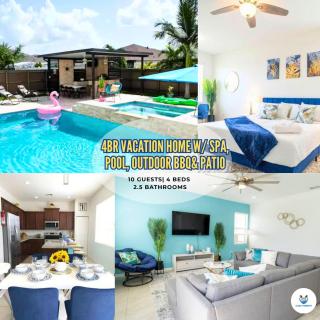 4BR Vacation Home with Spa, Pool, Outdoor BBQ&Patio - 9