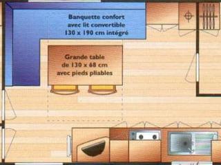 Mobil-home avec terrasse - 4 pers. - API-1-52-2034 - 4