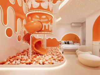 Orange Fun Castle Makabaka Family Guesthouse Chengdu Panda Base - 0