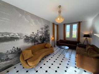 Le Palmier spacieux, lumineux, bien équipée, 9 p, beau jardin clos terrasse, parking privatif 7 kms Bayeux proche plages du débarquement - 3