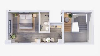 Cosy 1 Bedroom Studio with King Bed Kitchenet in Central Kathmandu with Terrace - Kathmandu - 1