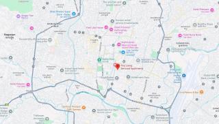 Cosy 1 Bedroom Studio with King Bed Kitchenet in Central Kathmandu with Terrace - Kathmandu - 3