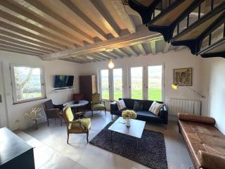 Maison XVIIIe avec vue panoramique exceptionnelle - 12 pers au coeur du Pays d'Auge - 2