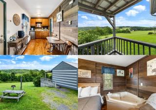 Private Mountain Nook with Jacuzzi - Cabin 6 - 0