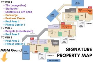 MGM Signature 1BR Suite Balcony No Resort Fee Sleeps 4 - 9