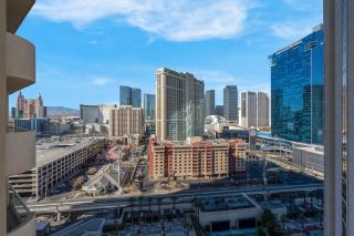 Luxury 1BR Corner Suite with Strip View, F1, Balcony at MGM Signature - 1621 - 6