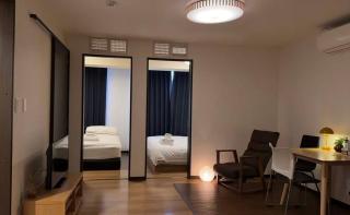 Jin no Kyo 606- 2-Min Walk to Kuromon Market - Family Suite with 2 Bedrooms - 2 Toilets & 1 Bathroom - Heated Living Room Floor - Near Dotonbori - 9