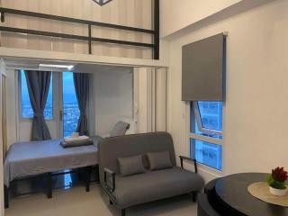 Victoria Sports Tower a2 LOFT shortwalk MRT GMA Free pool - 8