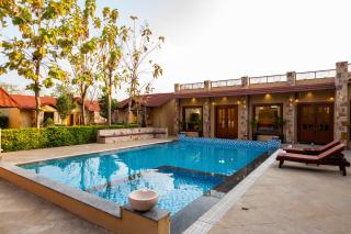 ELIVAAS, Tiger Cave without pvt pool, Pet-Friendly Suite, Shared Pool, Ranthambore Rd - 4