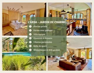 L'Arsa Jardin de charme, Villa avec Piscine - 0