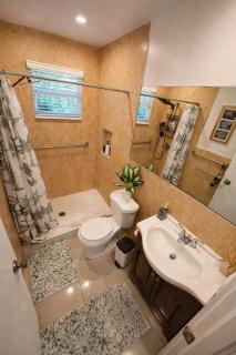 Tropical Garden Tiny House Miami - Bathroom and kitchen in Main House - 2