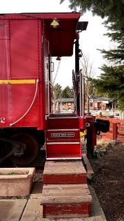 Historic Rail Caboose on Route 66 - 2