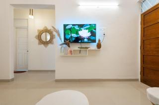 The White Cove- Little Havana Comfy 1BR Apartment in Candolim - 9