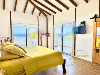 BEL BO- Haut de villa vue mer, front de mer et accès 4 plages à Deshaies - 9