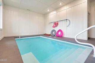 Indoor Pool Cabin with Golf Simulator Theater Spa Massage Chair EVCharger - 9