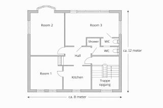 JP Room 2 - fælles køkken og bad - 8