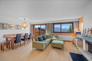 Lion 107 sur la place du Village a Anzere - 0