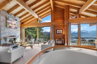 Chalet la Frenaie a Anzere avec vue sur les Alpes - 0