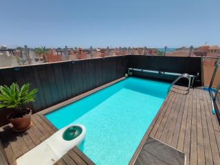 Homes of Spain,Paraiso Vera Playa, Atico con piscina privada, pie de playa, WIFI - 0