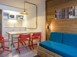 Studio rénové, ski aux pieds, balcon, 5 pers, Arcs 1800 - FR-1-346-349 - 2