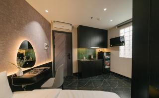 Studio với netflix- Máy Giặt Sấy- gần Lotte Westlake giường thoải mái tiêu chuẩn 5 sao - 9