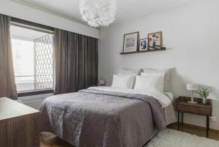 Bright 1BR Apartment in Töölö, Free Parking, Tram - 7