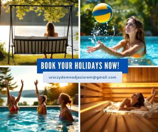 Uroczy domek i apartament nad samym jeziorem z basenem -  - 7