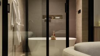 استديو فندقي مع بانيو وجلسة جانبية - 6