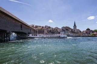 Färberhaus Denkmal Rheinfall Schaffhausen Bodensee - 1