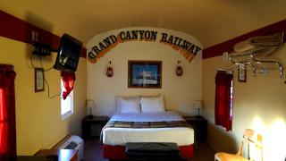 Historic Rail car on route 66 - 0