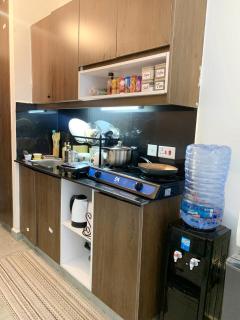 Cozy Modern Retreat with LED Ambience & Workspace - 4